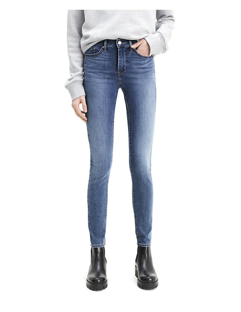 Jeans skinny Levi's 711 corte cintura para mujer