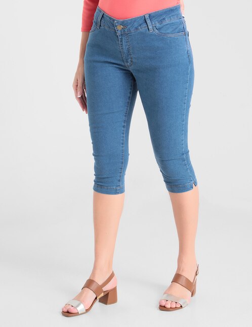 Pantalón capri LIEB Basics recto para mujer en Liverpool