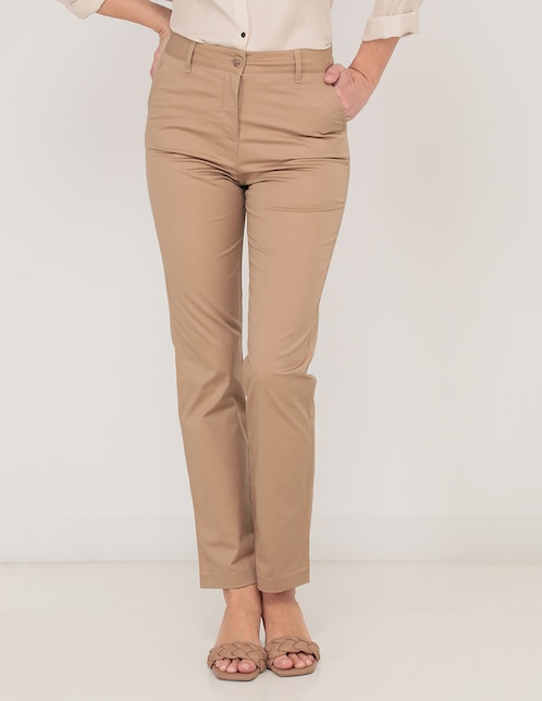 PANTALON FERRIONI M1130M LIS, 5, KHAKI