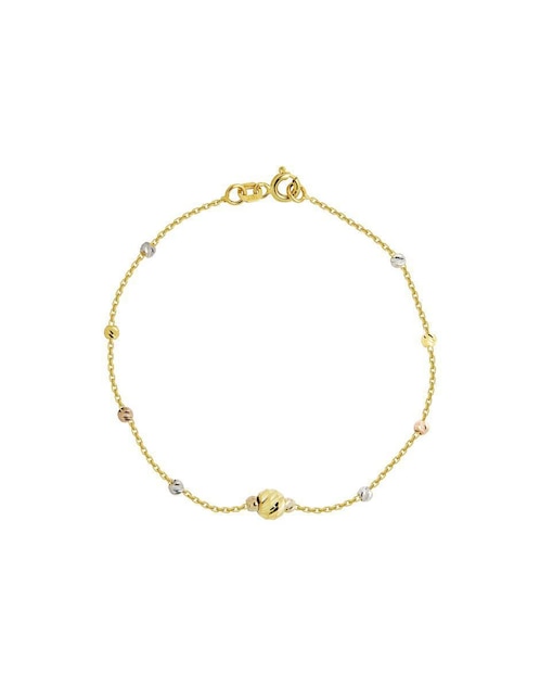 Pulsera Horoz de oro con acabado pulido