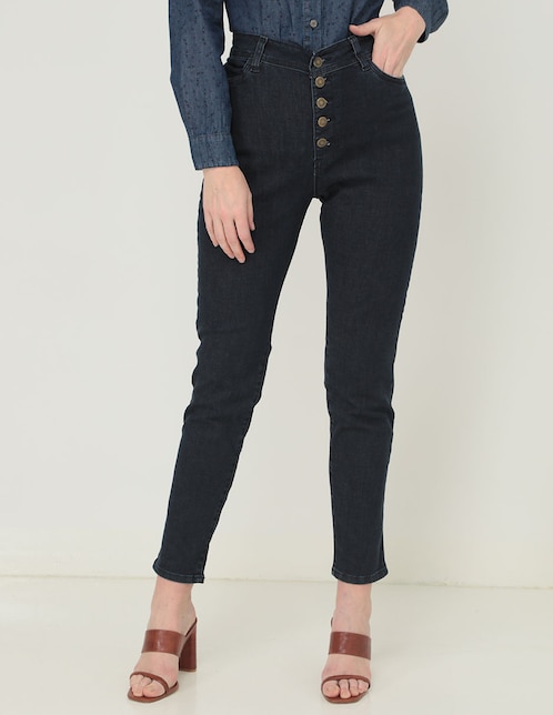 Jeans slim LIEB corte cintura alta para mujer
