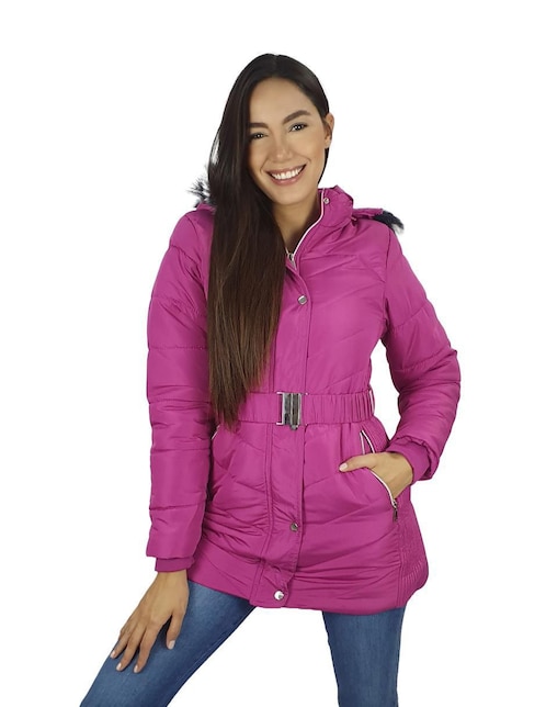 Chamarra Elemental Fashion impermeable para mujer