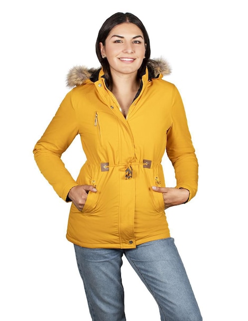 Chamarra parka impermeable para mujer 1