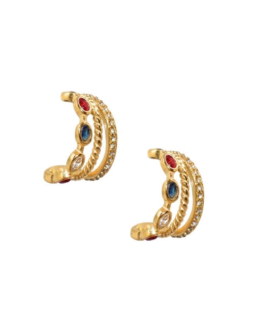 Aretes de media luna Yoiko Media Luna con acabado brillante