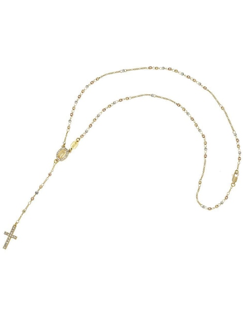 Collar de cruz 18 K 1