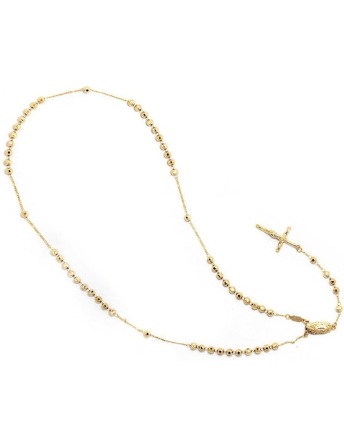 Collar de cruz Horoz 18 K