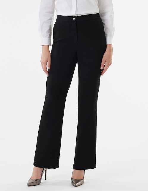 PANTALON FOLEY'S BD2173 LIS, 34, NEGRO