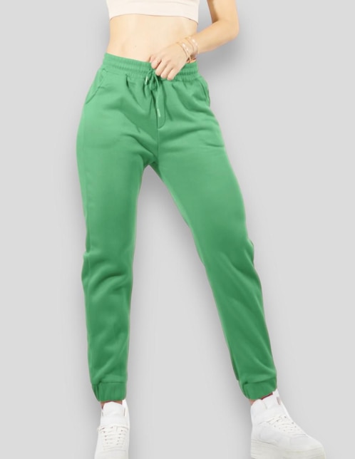 Pants regular con jareta para mujer