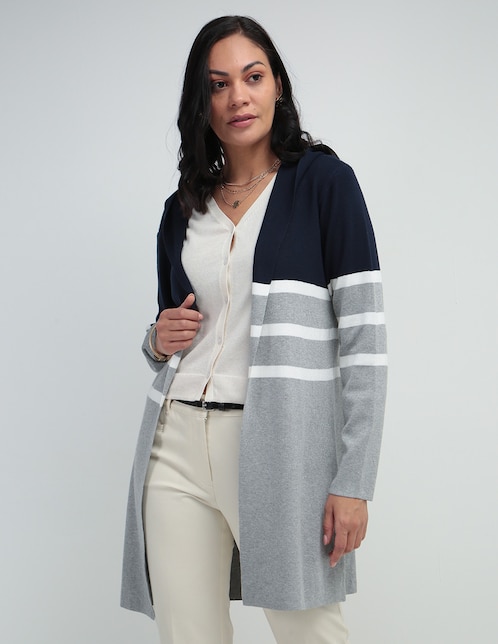 Suéter LIEB Basics cuello chal para mujer