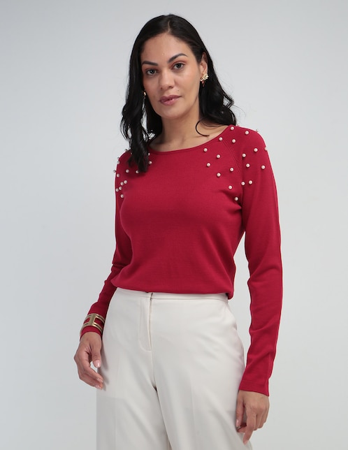 Suéter LIEB Basics cuello redondo para mujer