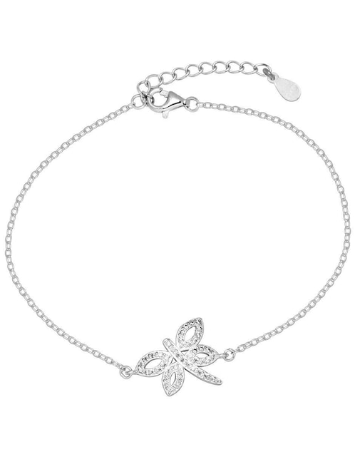 Pulsera Horoz de plata con zirconia p 925