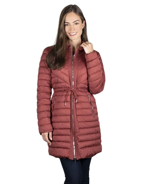 Chamarra acolchada impermeable para mujer