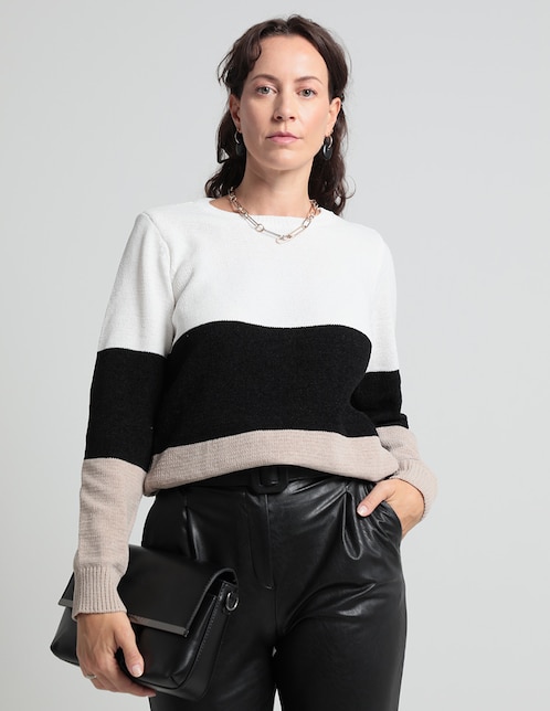 Suéter LIEB Basics cuello redondo para mujer