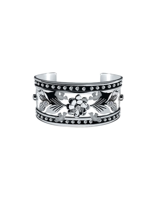 Brazalete Enrique Garcia de plata P 925 Colibríes con acabado brillante