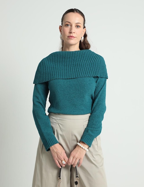 Suéter LIEB Basics cuello tortuga para mujer