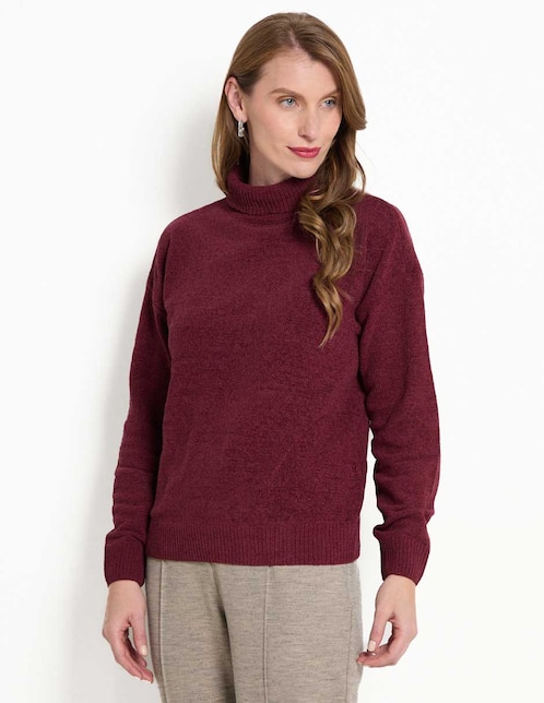 Suéter LIEB Basics cuello tortuga para mujer