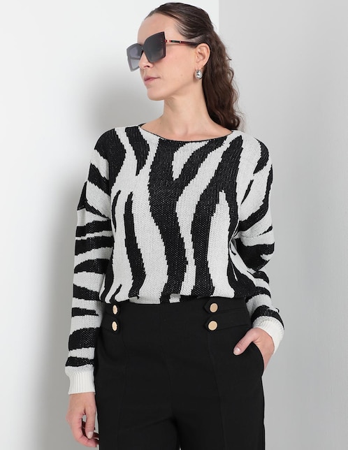 Suéter LIEB Basics cuello redondo para mujer
