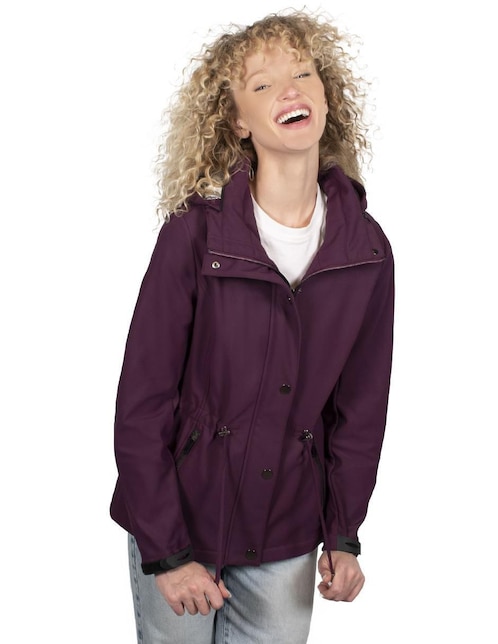 Chamarra parka impermeable para mujer Chamarra parka impermeable para mujer