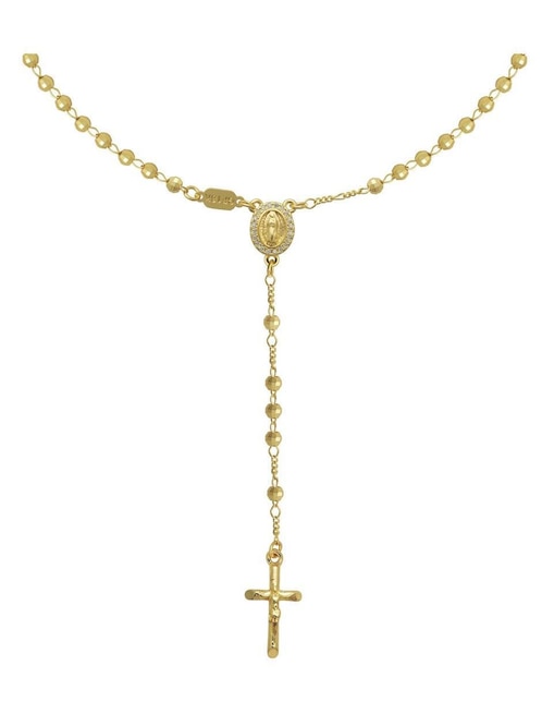 Collar de cruz Horoz 18 K