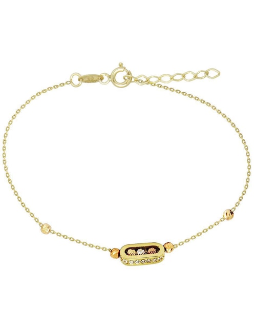Pulsera Horoz de oro 14 K con acabado pulido