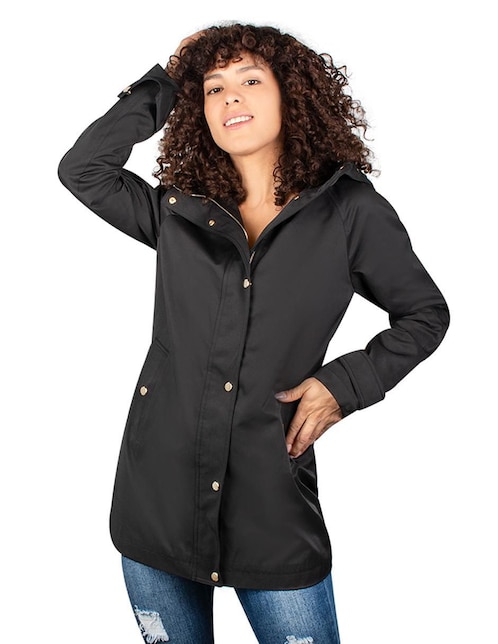 Chamarra parka impermeable para mujer 1