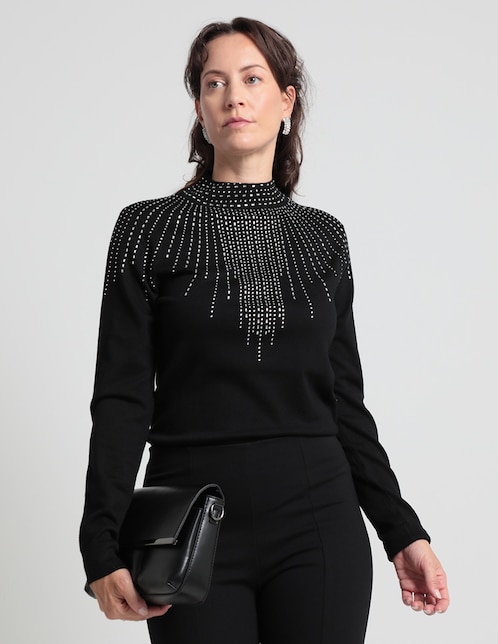 Suéter LIEB Basics cuello alto para mujer
