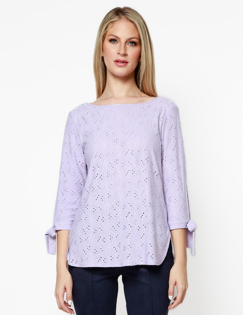 Blusa LIEB Basics manga 3/4 para mujer