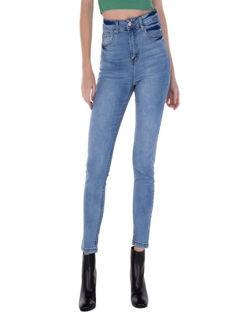 "jeans/jegging/jeans jogger" skinny forever 21 jeans skinny "corte" cintura "para mujer"