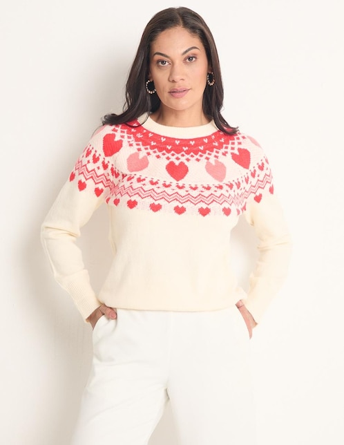 Suéter LIEB Basics cuello redondo para mujer