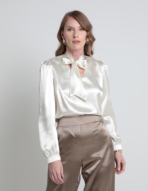 Blusa LIEB Basics manga larga para mujer