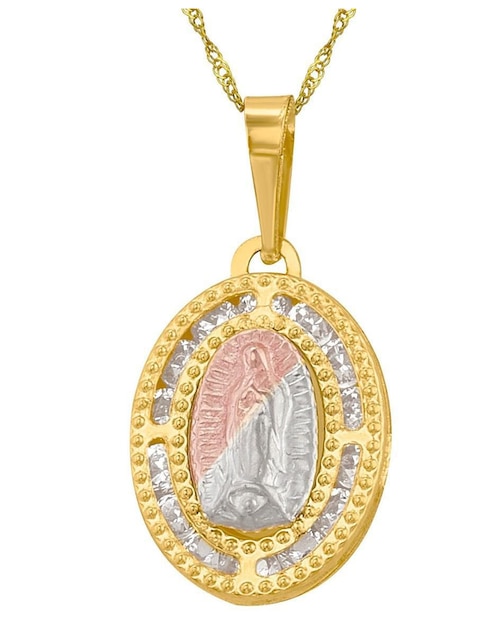 Collar ovalado de oro 10 K 1
