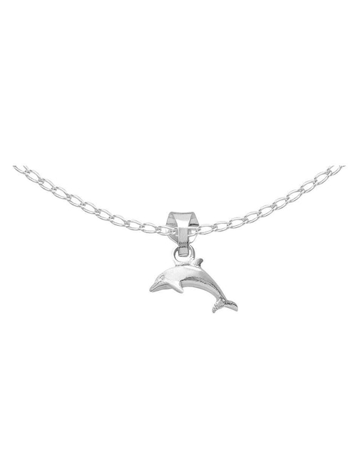Collar de delfín Horoz de plata P 925