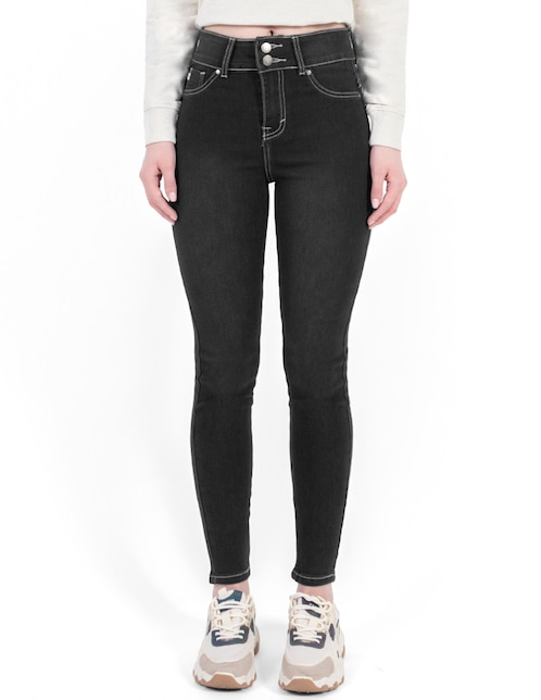 Jeans skinny Quarry corte cintura para mujer