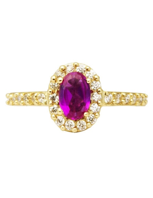 Anillo ovalado Horoz 10 k de oro