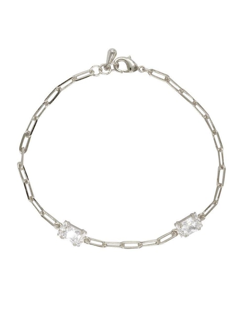 Pulsera Yoiko Elena Plateado con acabado baño rodio