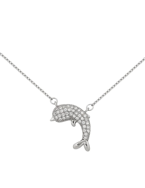 Collar de delfín Horoz de plata P 925