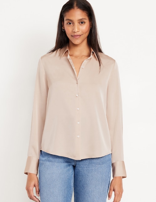 Blusa Old Navy manga larga para mujer