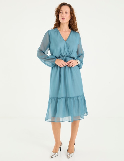 Vestido midi casual para mujer 1