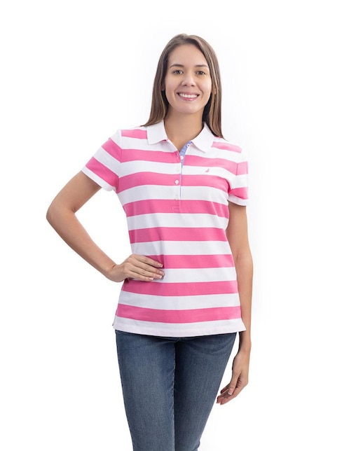 Playera tipo polo para mujer 1