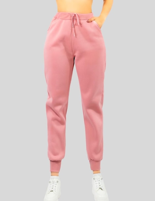 Pants regular con agujeta para mujer