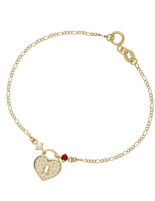 Pulsera Horoz de oro 10 k con acabado pulido