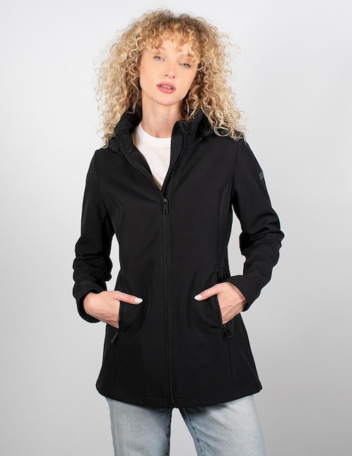 Chamarra parka impermeable para mujer Chamarra parka impermeable para mujer