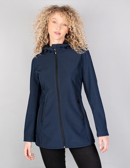 Chamarra parka impermeable para mujer