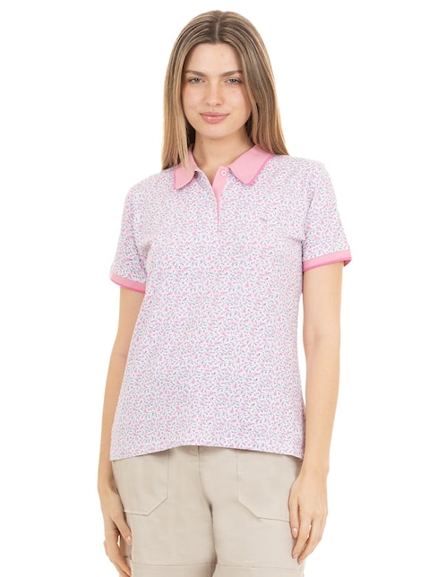 Playera tipo polo Ferrioni para mujer