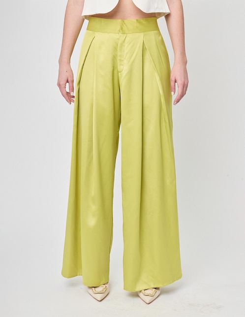 Pantalón relaxed Linea Pura amplio para mujer
