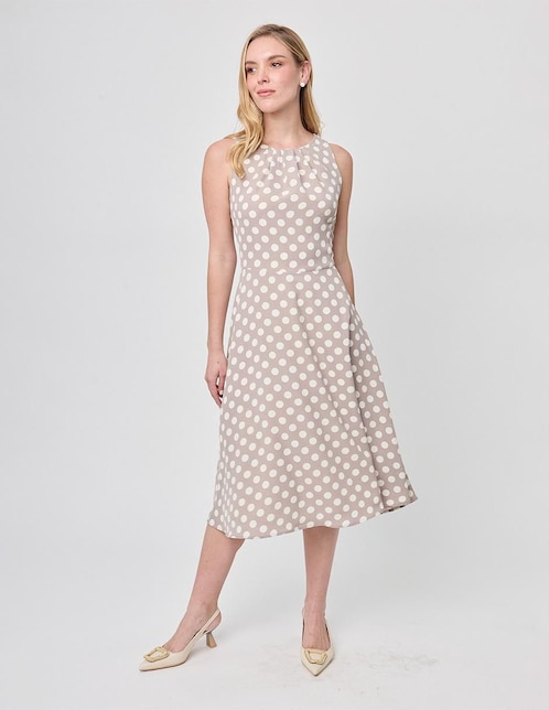 Vestido midi casual Paixao para mujer