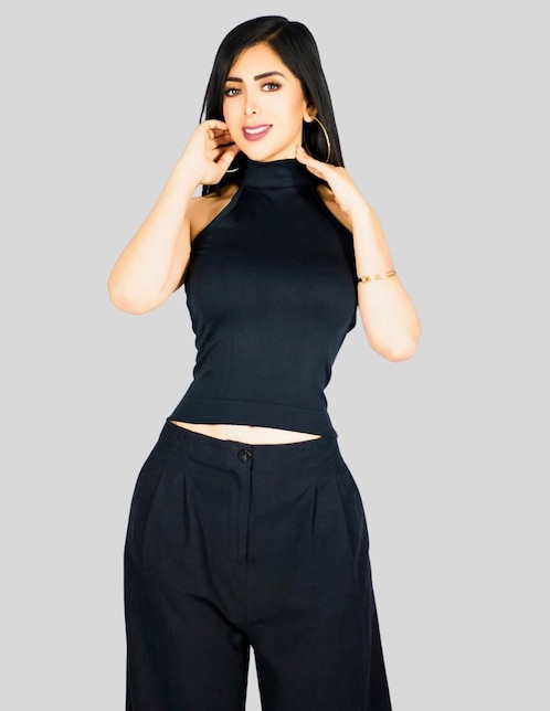 Blusa sin manga para mujer
