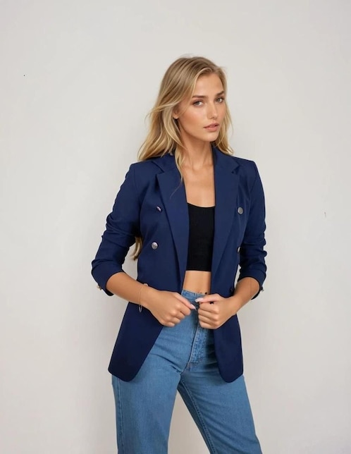 Blazer casual Pecana