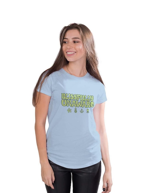 Playera manga corta Bob Esponja cuello redondo para mujer