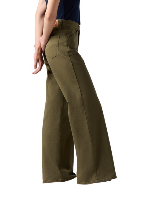 Levi's Dames 318 Shaping Wide Leg Jeans, Zacht zwart., 25W / 30L Levi's Dames 318 Shaping Wide Leg Jeans, Zacht zwart., 25W / 30L